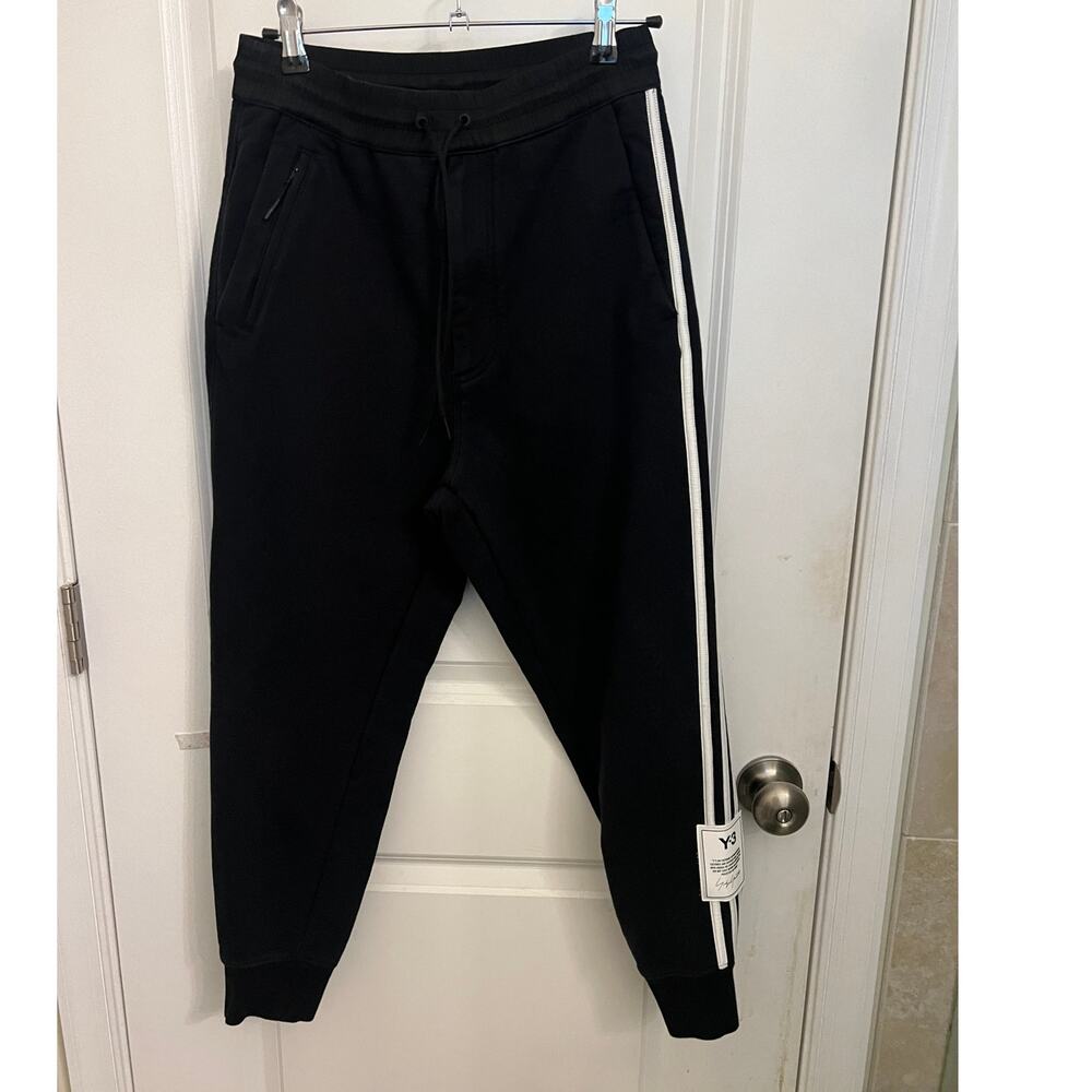 Adidas x Y-3 Track Pants 3 Stripes Cuffed XS Black Yohji Yamamoto avant-garde